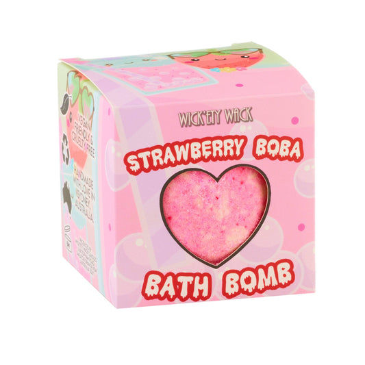 Wick’ety Wack - Strawberry Boba Bath Bomb