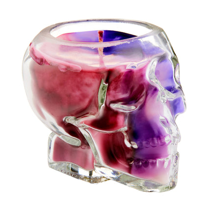 Wick’ety Wack - Death Proof Skull Candle: Blueberry Muffin