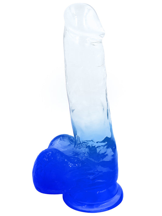 Riders - 7" Cock with Balls Blue