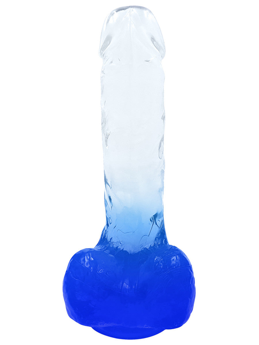 Riders - 7" Cock with Balls Blue