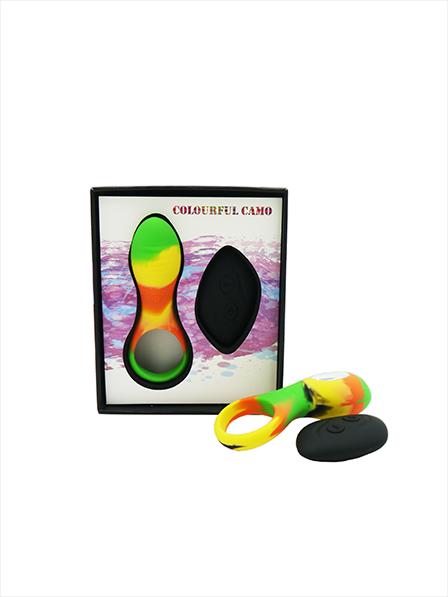 Colourful Camo - Bravo - Remote Controlled Cock Ring