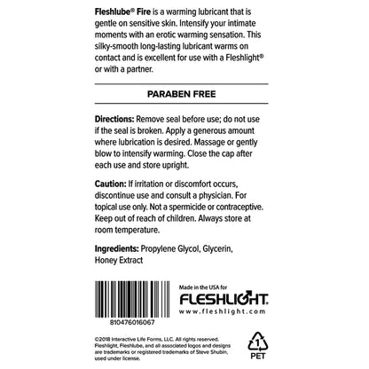 Fleshlube - Fire 118mL