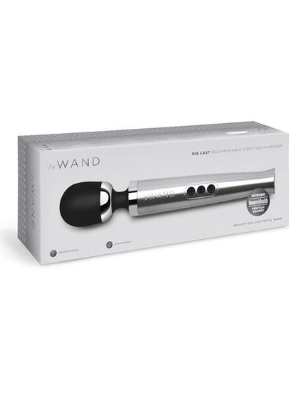 Le Wand - Die Cast Rechargeable Wand - Silver