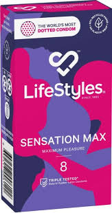 LifeStyles -  Sensation Max - 8 Pack