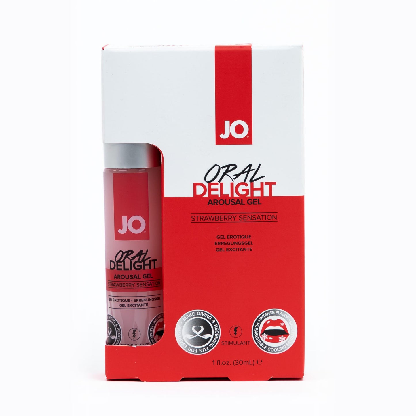 JO - Oral Delight - Strawberry Sensation - 30mL