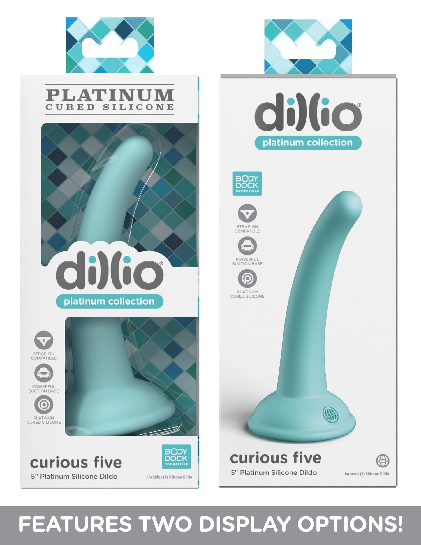 Dillio - Platinum Collection - Curious Five 5" - Teal