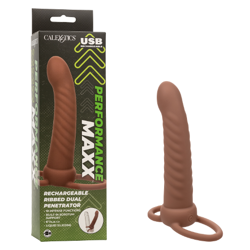 Performance Maxx - Rechargeable Dual Penetrator - Ribbed