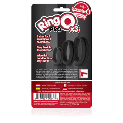 Screaming O - RingO - Pro x3 - Black