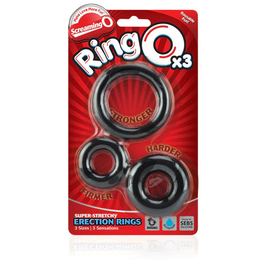 Screaming O - RingO - x3 - Black