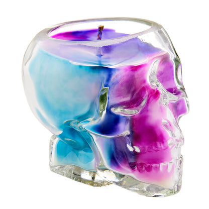 Wick’ety Wack - Death Proof Skull Candle: Blueberry Muffin