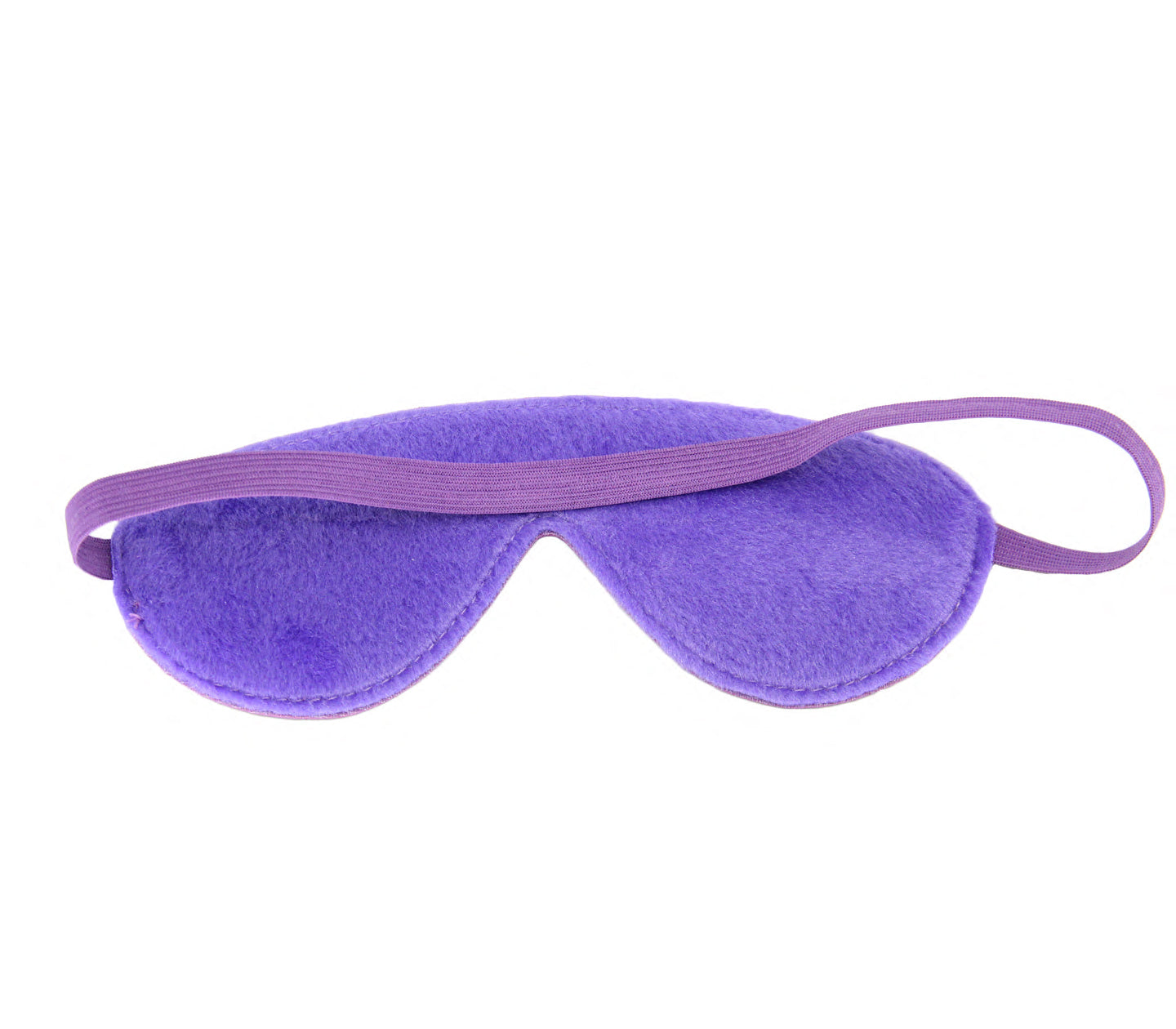 Berlin Baby - Faux Leather Blindfold with Faux Fur Lining - Purple