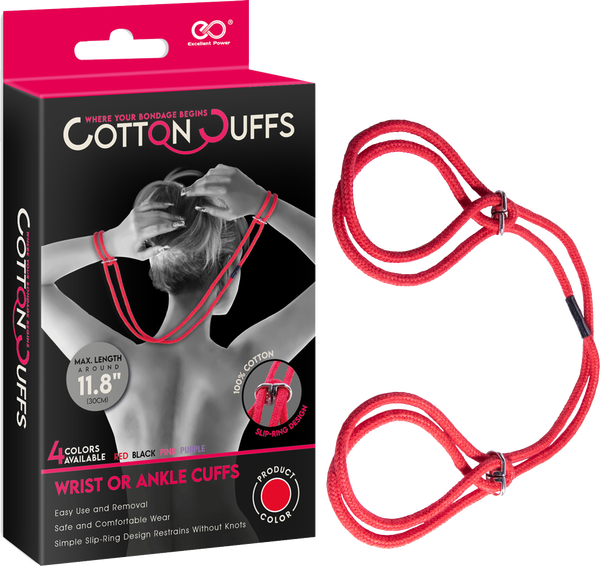 Cotton On Cuffs - Red