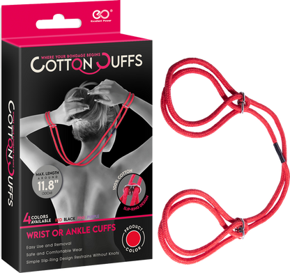 Cotton On Cuffs - Red