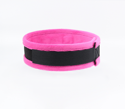 Love in Leather - Diamanté Embellished Soft Collar - 'Sexy' - Pink