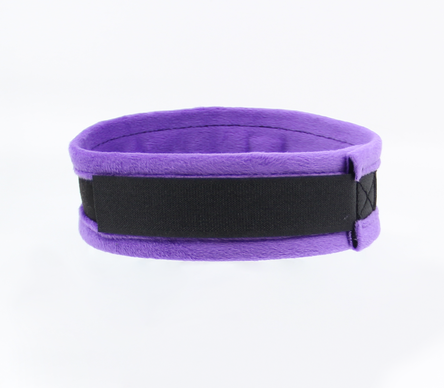 Love in Leather - Diamanté Embellished Soft Collar - 'Bitch' - Purple