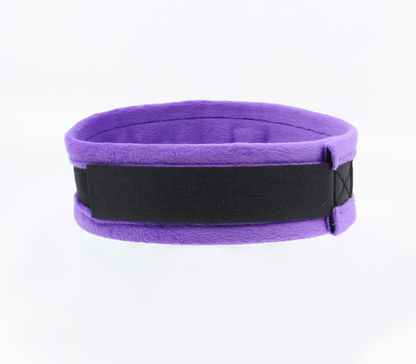 Love in Leather - Diamanté Embellished Soft Collar - 'Sexy' - Purple