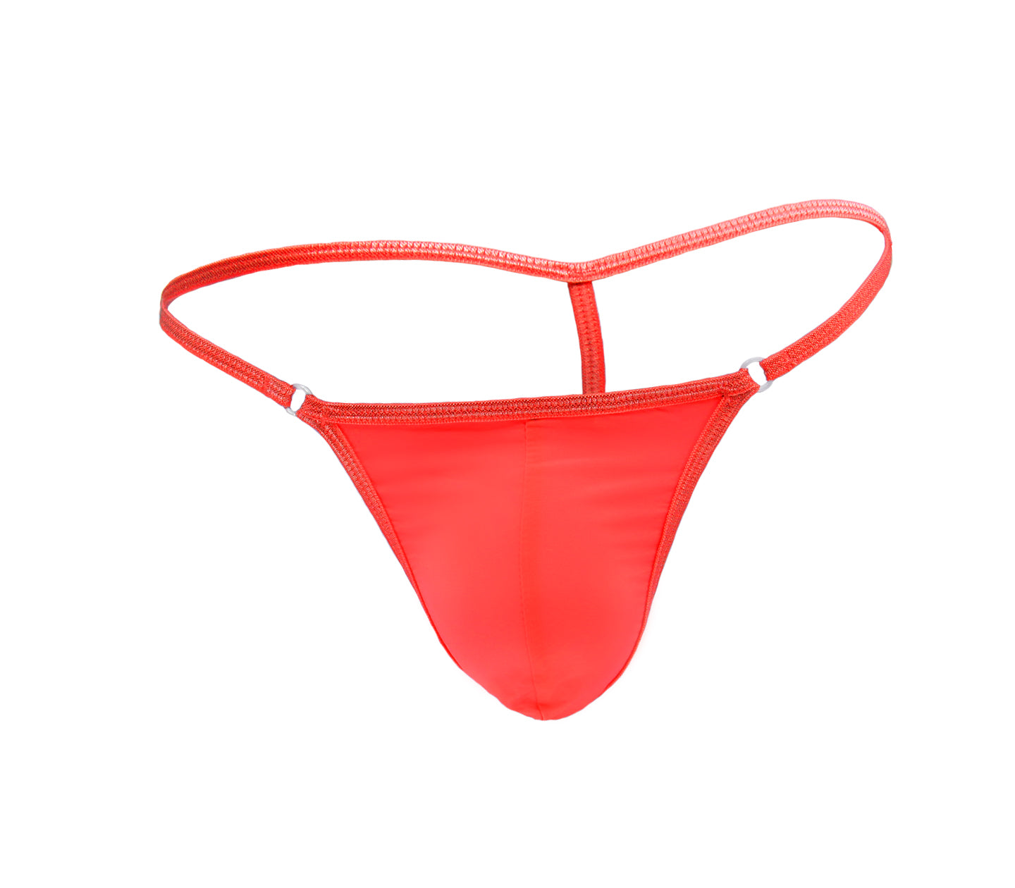 Love In Leather - Lycra G-String Red