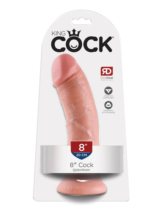 King Cock - 8" Cock - Flesh