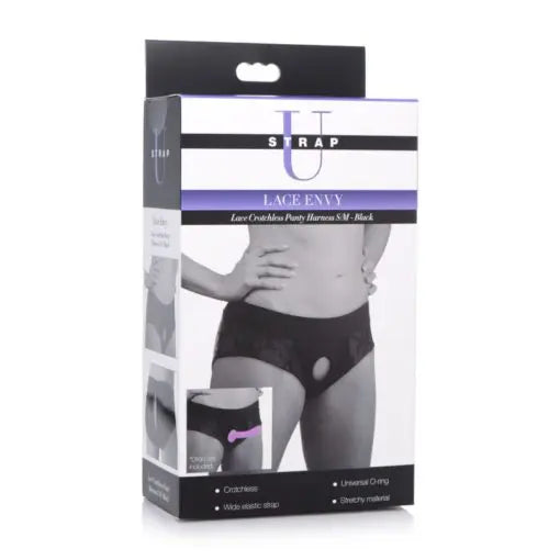 Strap U - Lace Envy Crotchless Panty Harness