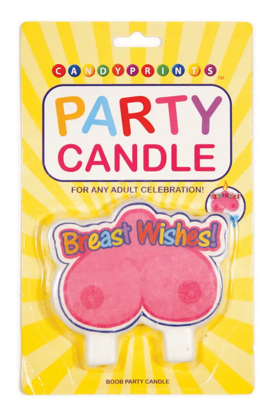 Breast Wishes Party Candle