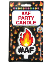 Load image into Gallery viewer, Lit #AF Party Candle