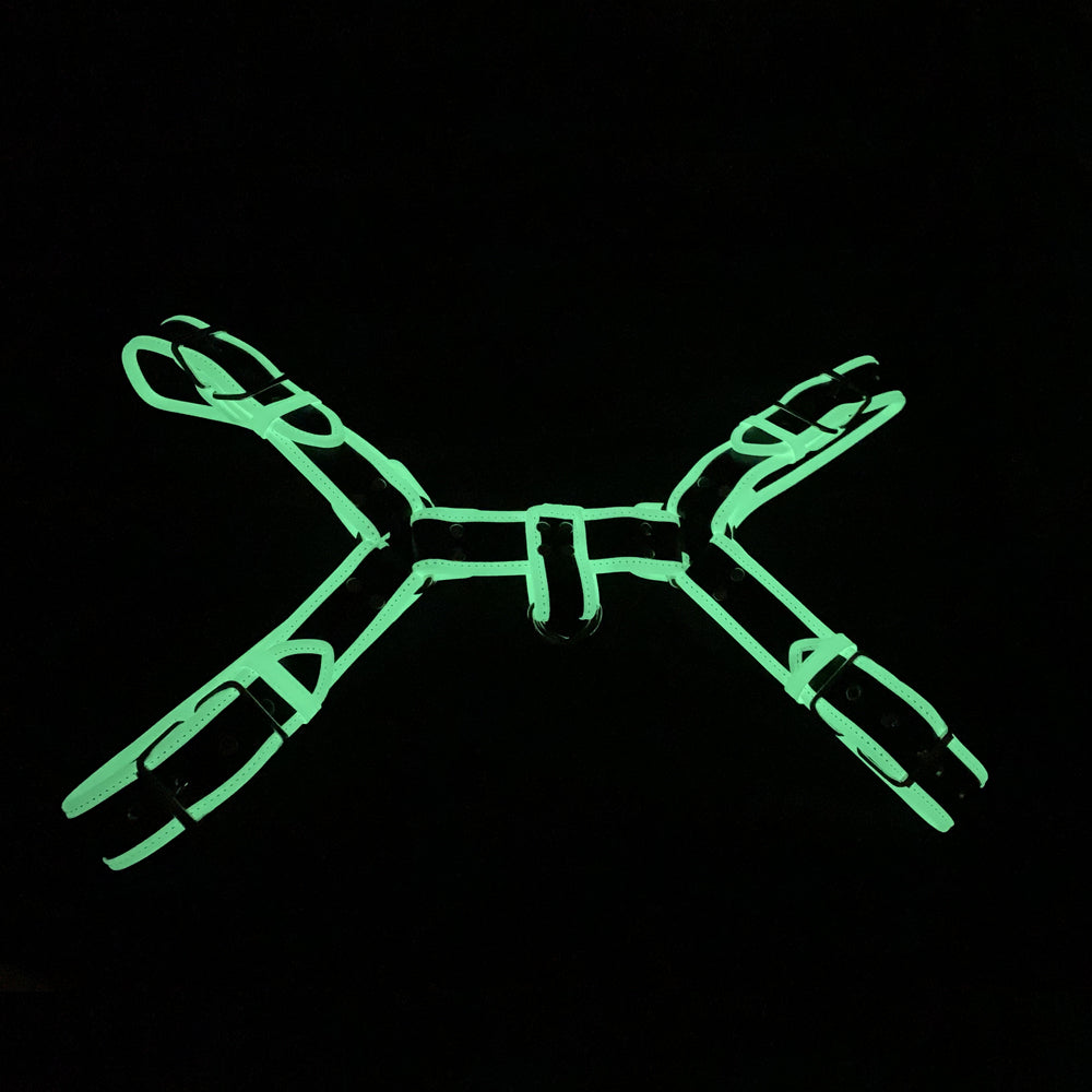 Love in Leather - Glow in the Dark Bulldog Brace