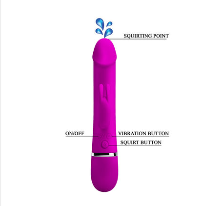 Pretty Love - Henry - Squirting Rabbit Vibrator