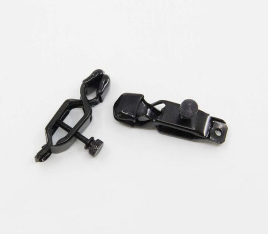 Wide Bullnose Nipple Clamps - Black