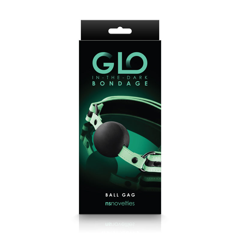 GLO - Bondage Ball Gag - Green