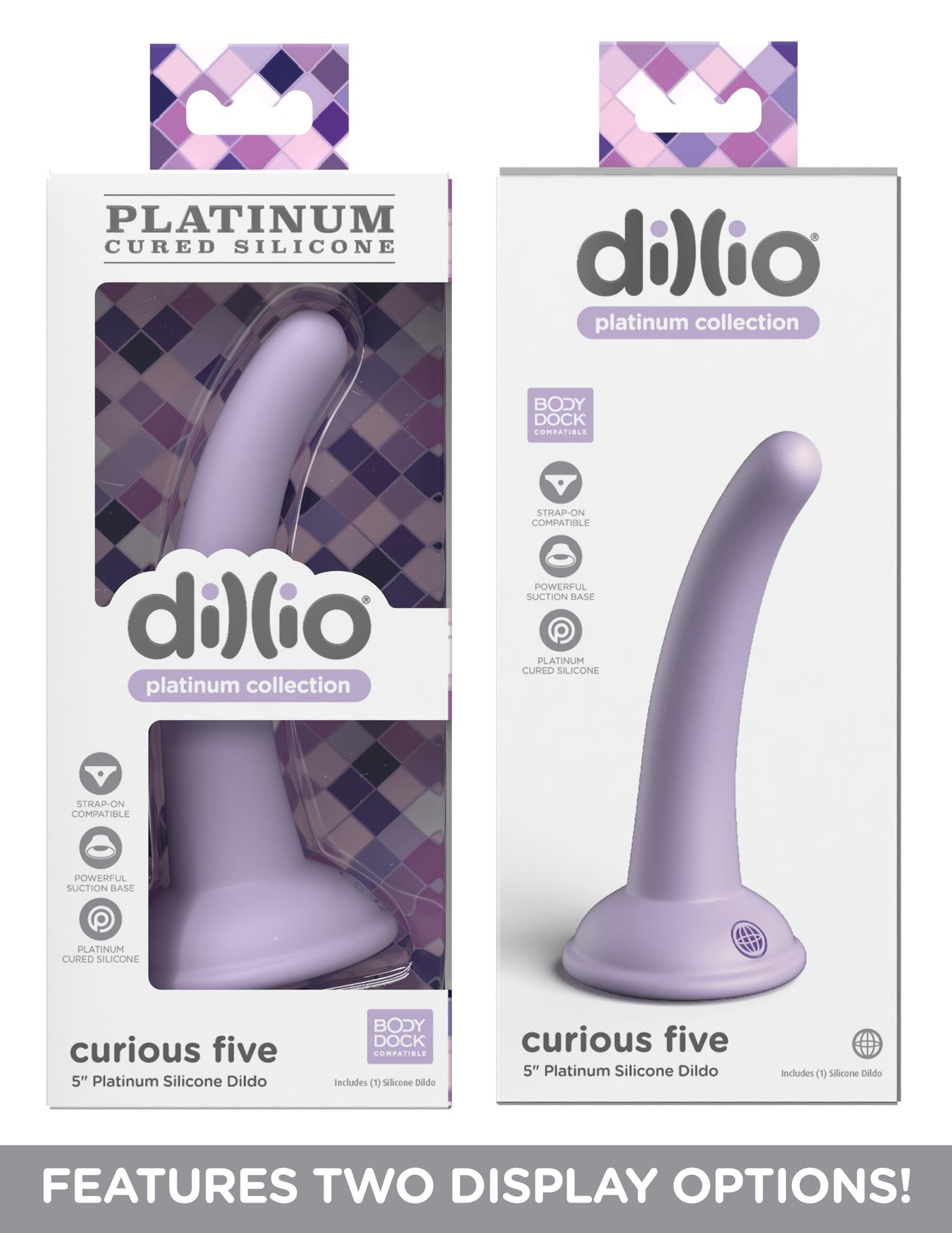 Dillio - Platinum Collection - Curious Five 5" - Purple