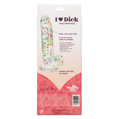 Naughty Bits® I Love Dick™ Heart-filled Dong