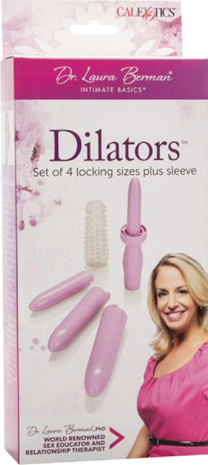 Dr. Laura Berman Dilators Set Of 4 Locking Sizes Plus Sleeve