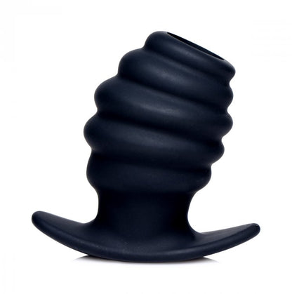 Master Series - Hive Ass Tunnel Silicone Ribbed Hollow Anal Plug