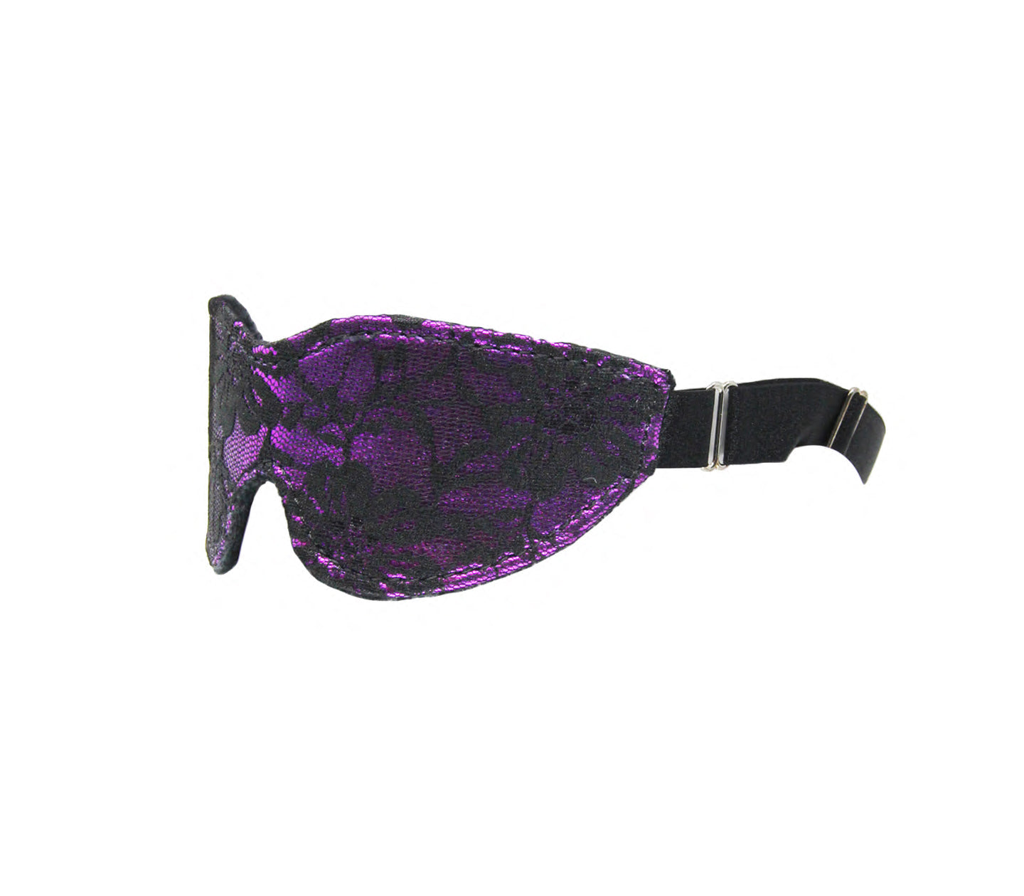 Berlin Baby - Satin & Lace Blindfold - Purple