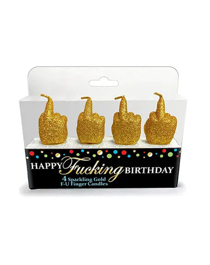 Happy Fucking Birthday FU Candle Set