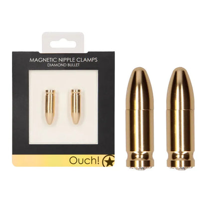 Ouch! - Magnetic Nipple Clamps - Diamond Bullet