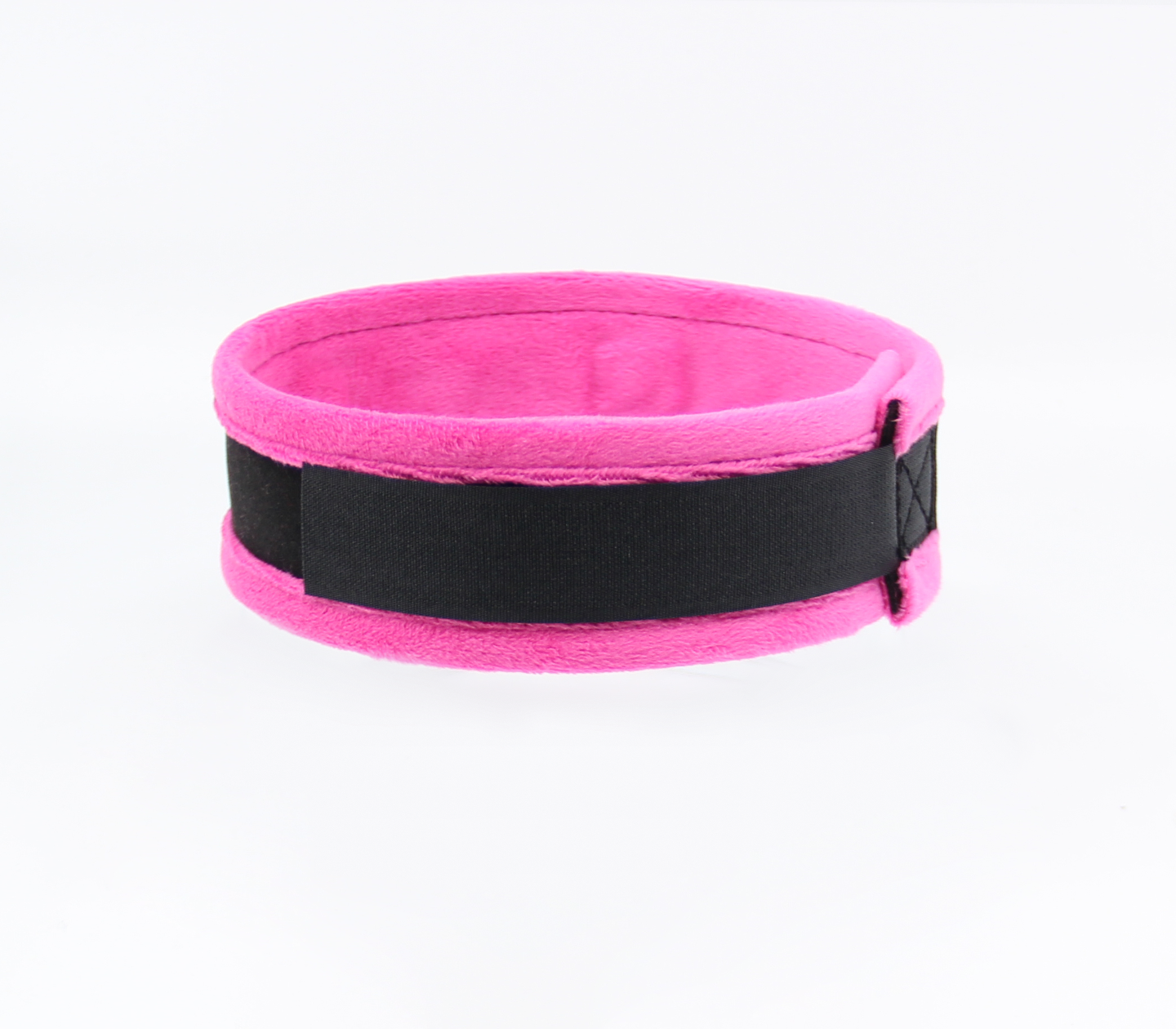 Love in Leather - Diamanté Embellished Soft Collar - 'Slut' - Pink