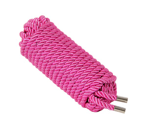 Silky Bondage Rope - 10M Hot Pink