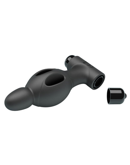 Mr.Play - Silicone Vibrating Anal Plug 3.5"