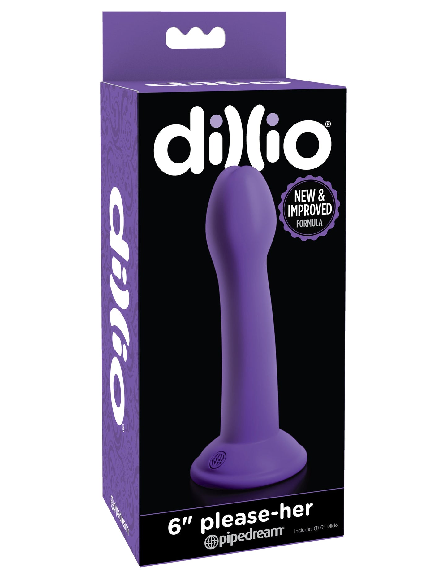 Dillio - 6" Please-Her - Purple