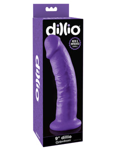 Dillio - 9" Dildo - Purple