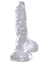 Load image into Gallery viewer, King Cock - 4&quot; Cock with Balls - Clear