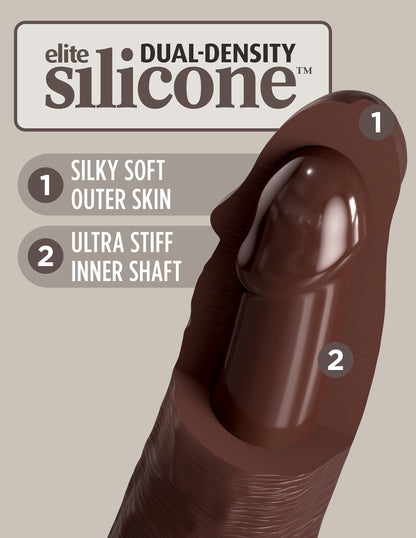 King Cock Elite - Dual Density Silicone Cock -  11"